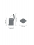 Brabantia, Pedal Bin NewIcon confident grey - 3L